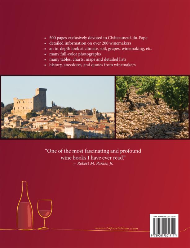 Achterkant van The Chateauneuf-du-Pape wine book