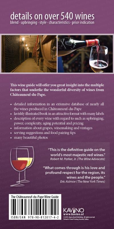 Achterkant van The Châteauneuf-du-Pape Wine Guide