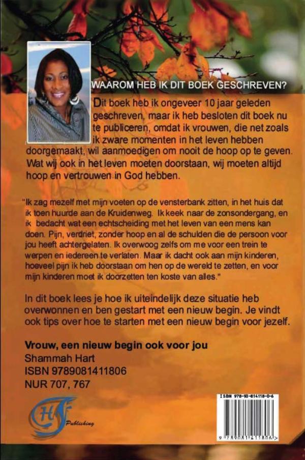 Achterkant van Vrouw, een nieuw begin ook voor jou