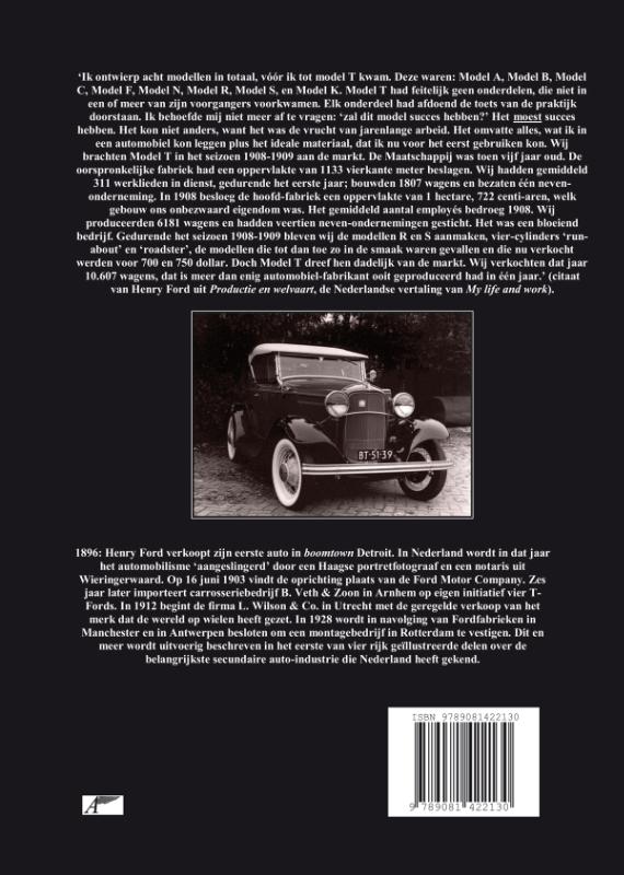 Achterkant van Ford 'made in Holland'