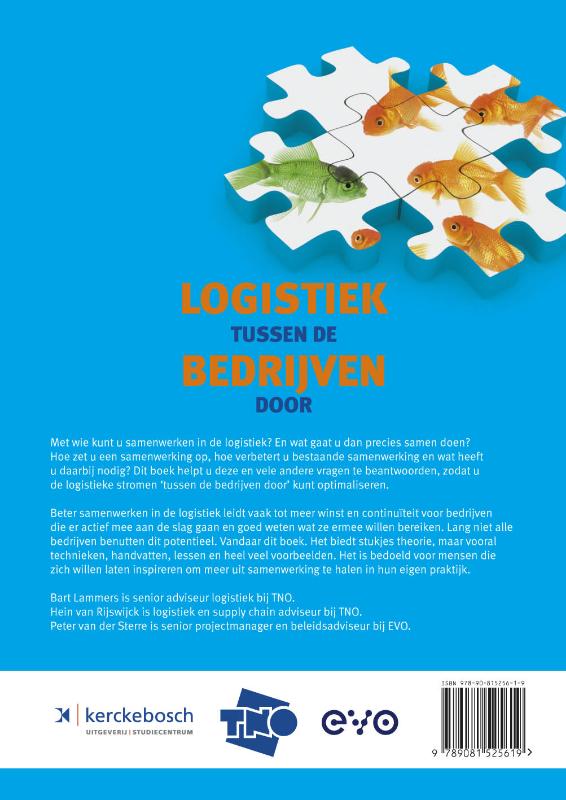 Achterkant van Logistiek tussen de bedrijven door