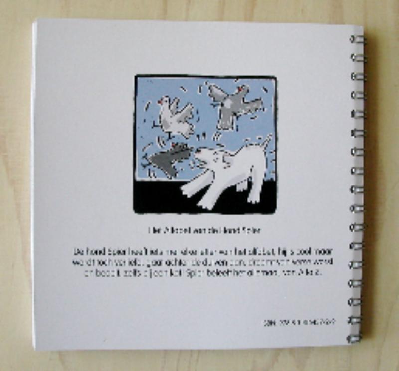 Achterkant van Het Alfabet van de Hond Spier