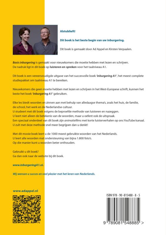Achterkant van Basis inburgering