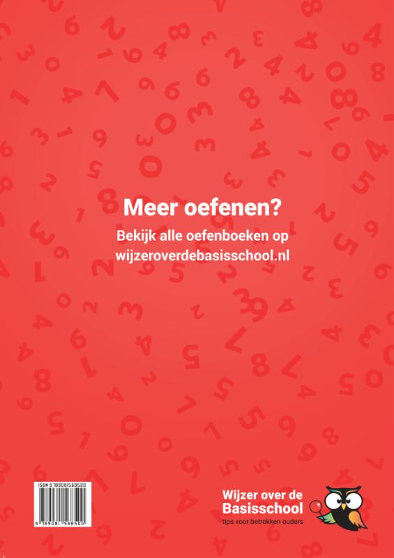 Achterkant van Procenten Groep 7/8 Oefenboek