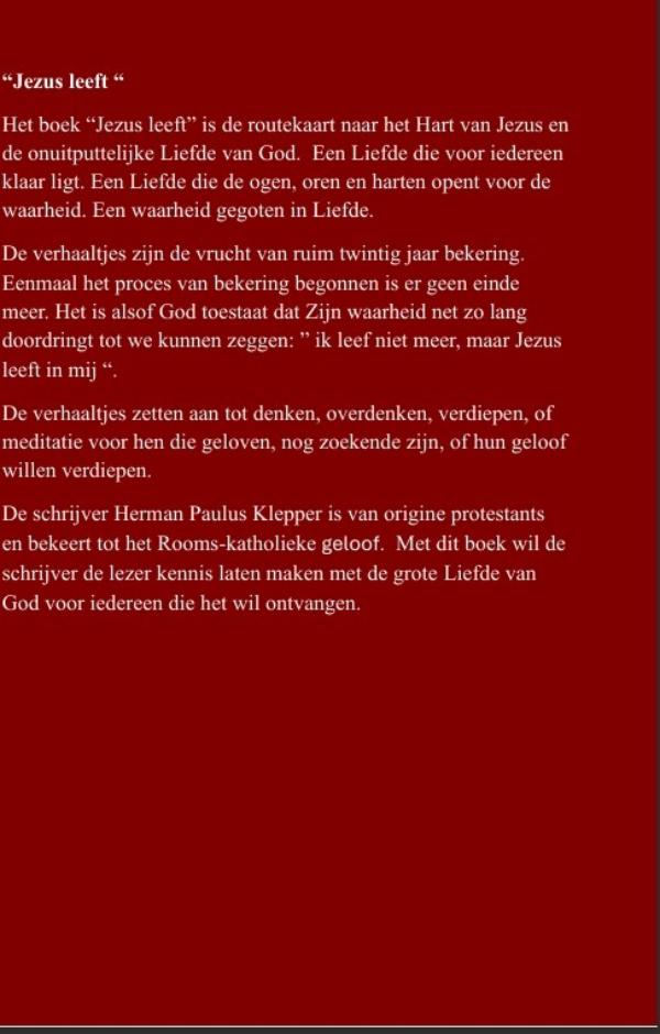 Achterkant van Jesus leeft