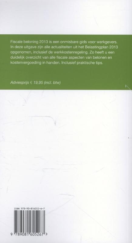 Achterkant van 2013