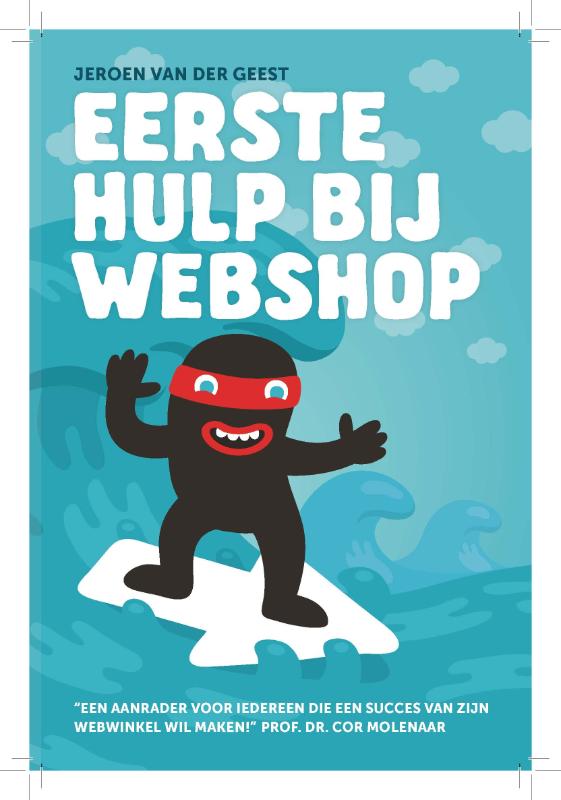 Achterkant van Eerste Hulp bij webshop