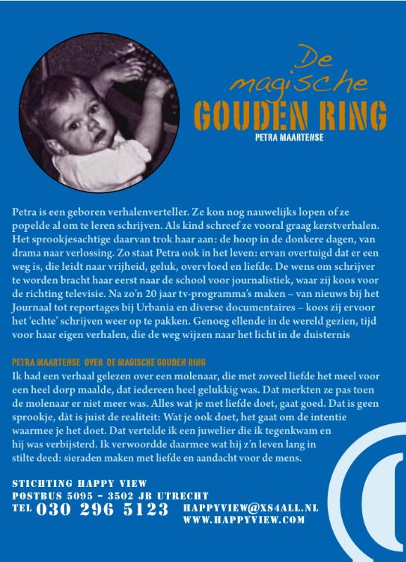 Achterkant van De magische gouden ring