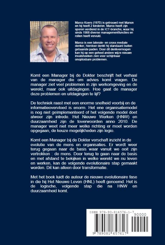 Achterkant van Komt een manager bij de dokter
