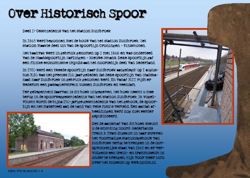 Achterkant van Geschiedenis van het station Zuidbroek