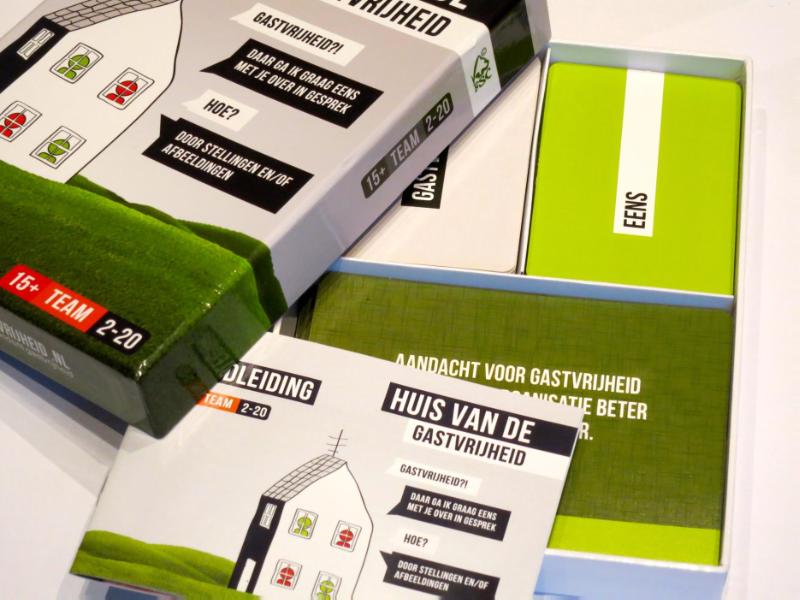Achterkant van Gastvrijheidspel