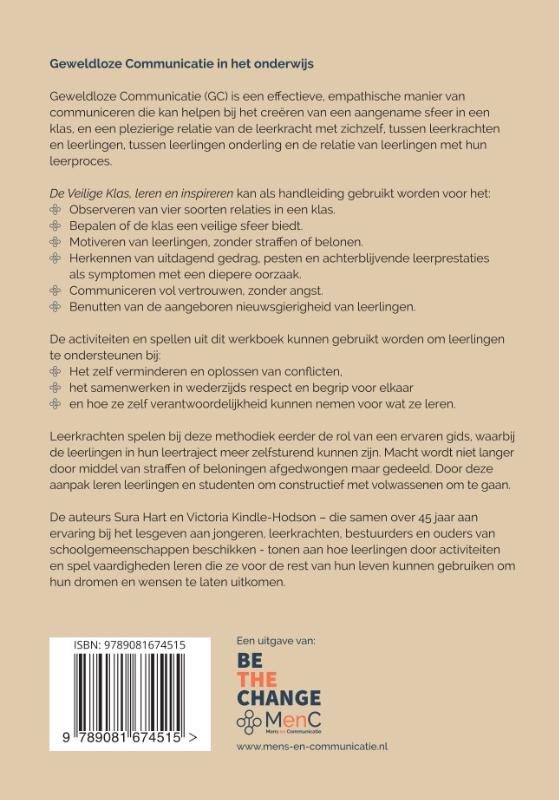 Achterkant van De veilige klas
