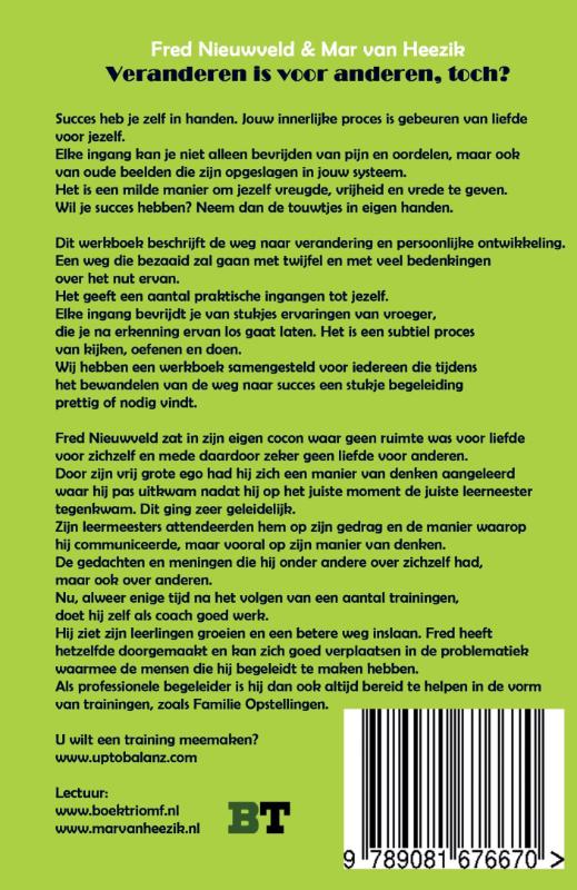 Achterkant van werkboek