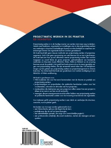 Achterkant van Projectmatig werken in de praktijk