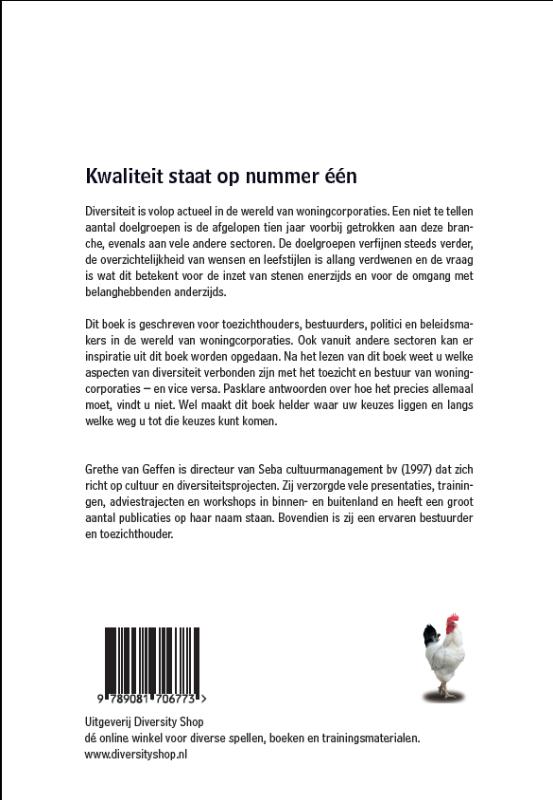Achterkant van Kwaliteit staat op nummer één