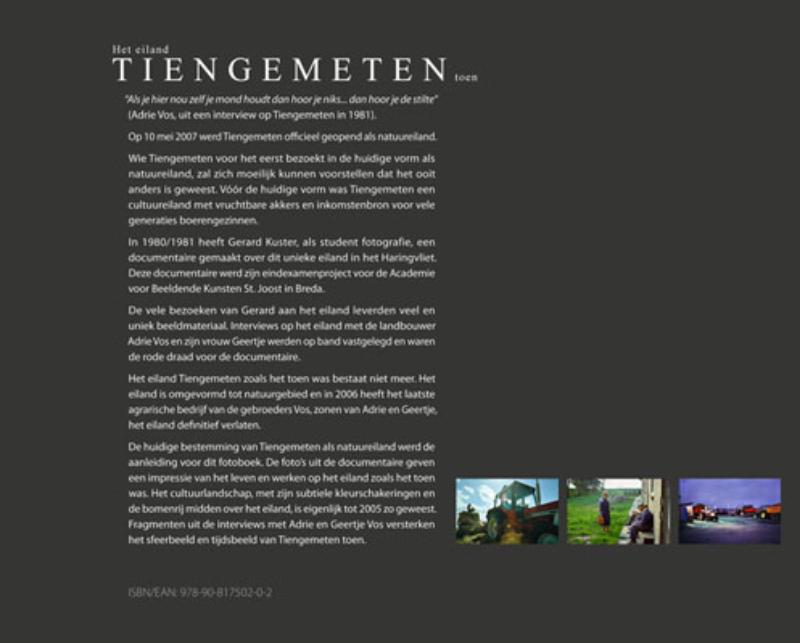 Achterkant van Het eiland Tiengemeten toen