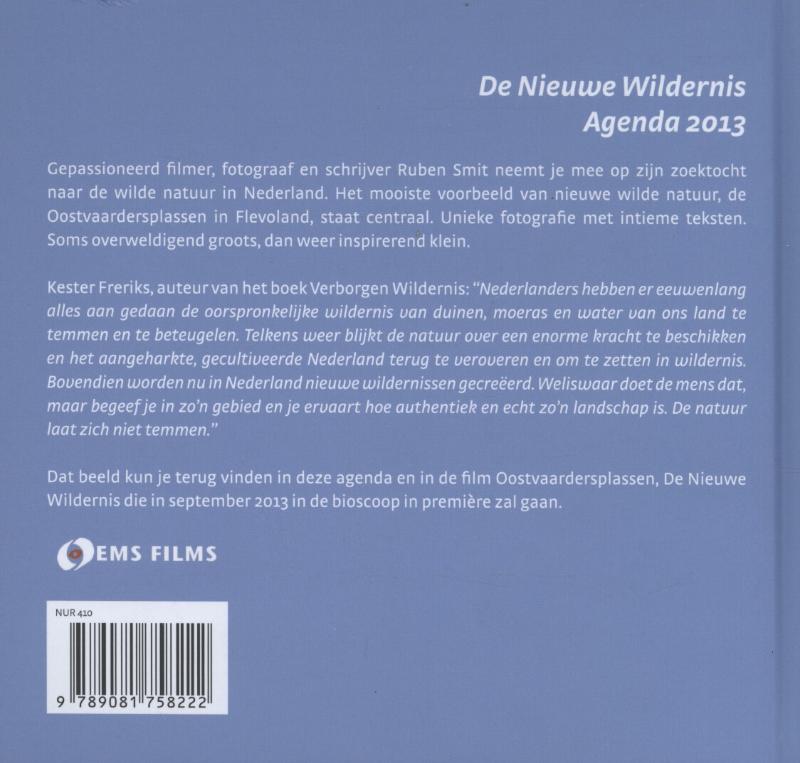 Achterkant van Agenda 2013
