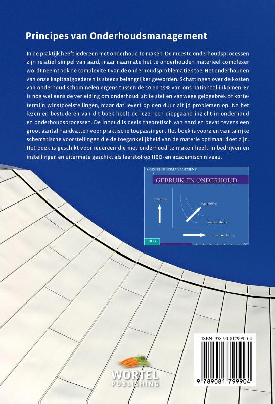 Achterkant van Principes van onderhoudsmanagement