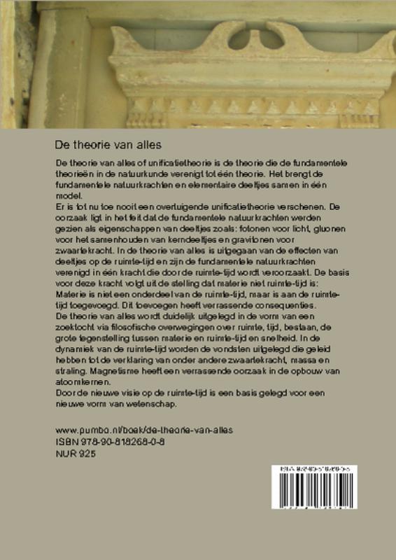 Achterkant van De theorie van alles