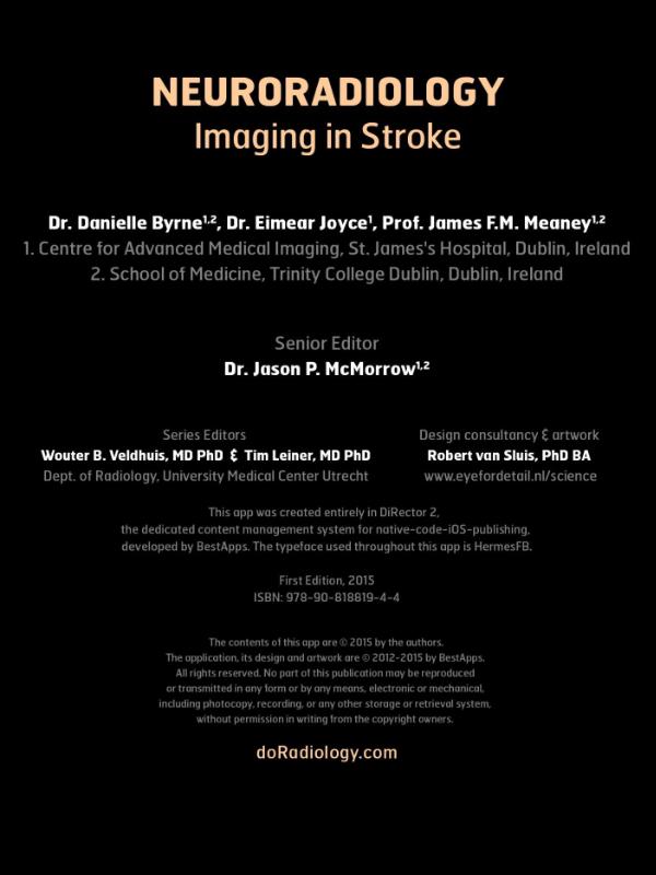 Achterkant van Imaging in stroke