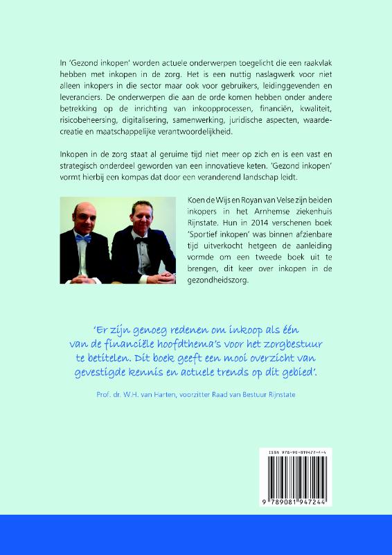 Achterkant van Gezond inkopen
