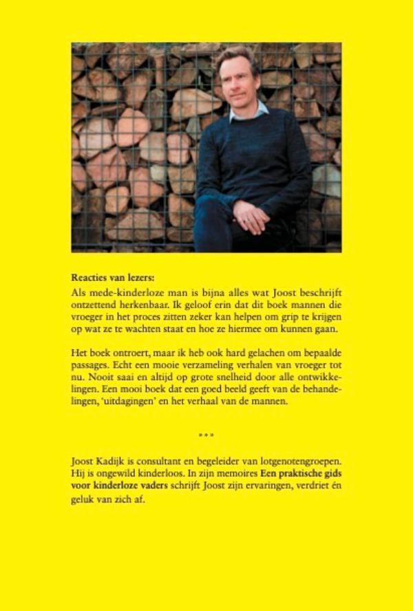 Achterkant van Een praktische gids voor kinderloze vaders