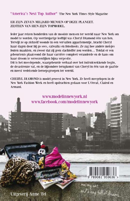 Achterkant van Model in New York