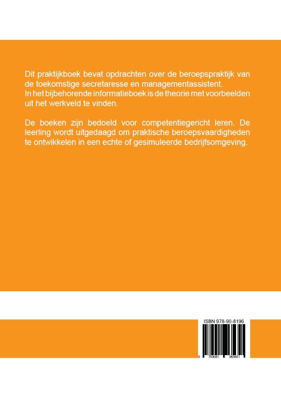 Achterkant van Planning en organisatie