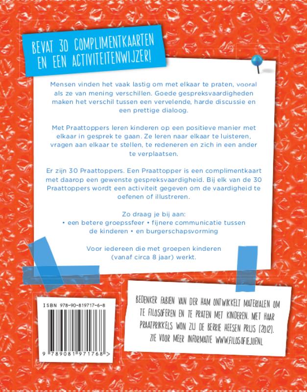 Achterkant van Praattoppers