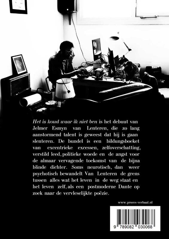 Achterkant van Het is koud waar ik niet ben