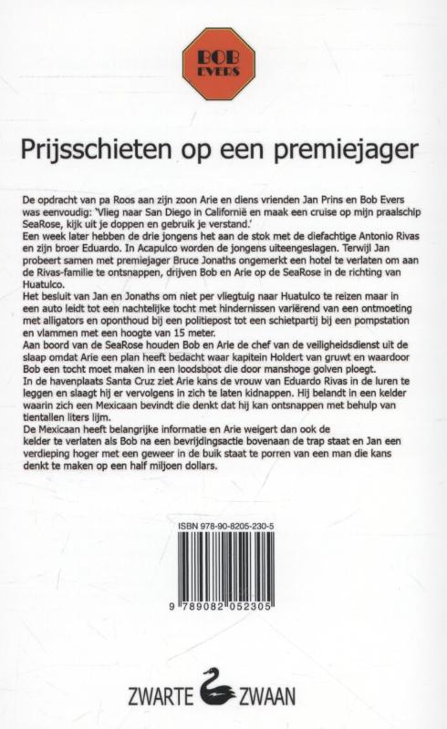 Achterkant van Prijsschieten op een premiejager