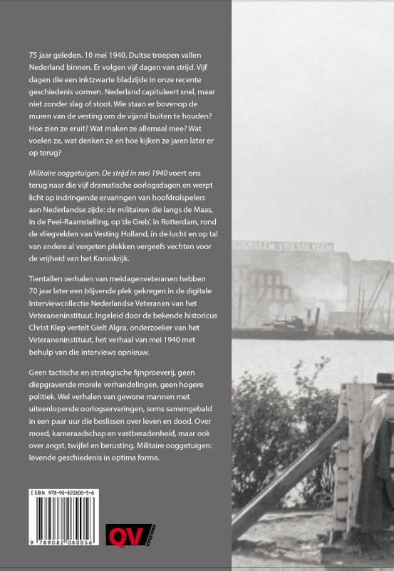 Achterkant van Militaire ooggetuigen: de strijd in mei 1940