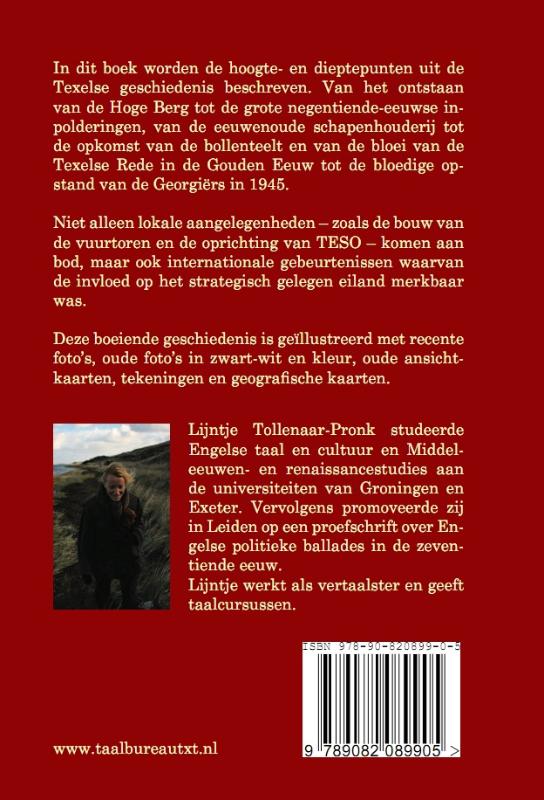 Achterkant van Een kleine geschiedenis van Texel