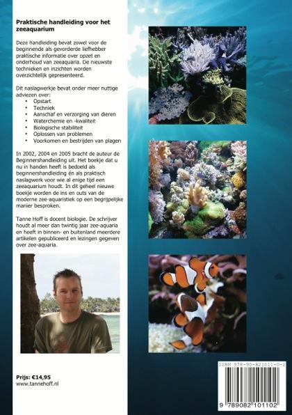 Achterkant van Praktische handleiding voor het zeeaquarium