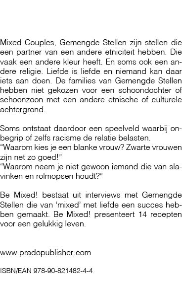 Achterkant van Be Mixed!