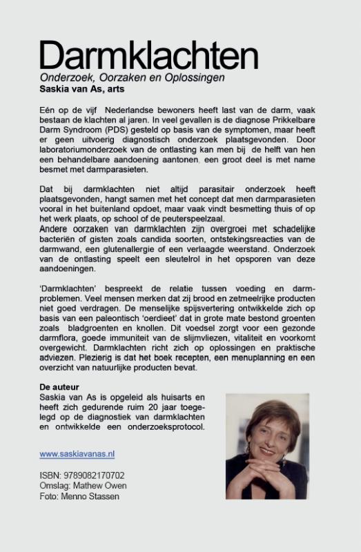 Achterkant van Darmklachten