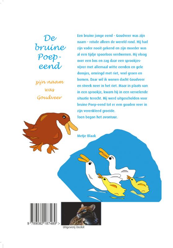 Achterkant van De Bruine Poepeend