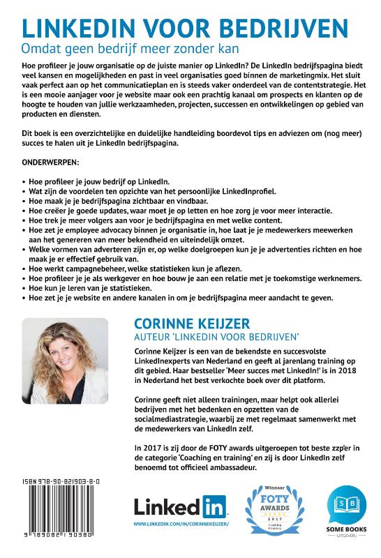 Achterkant van LinkedIn voor bedrijven