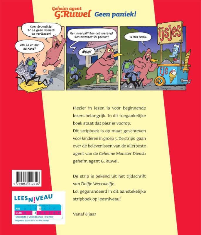Achterkant van Geen paniek!