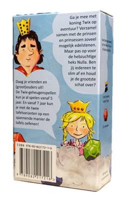 Achterkant van Twix kaartspel