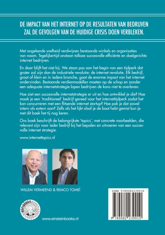 Achterkant van Internet topics