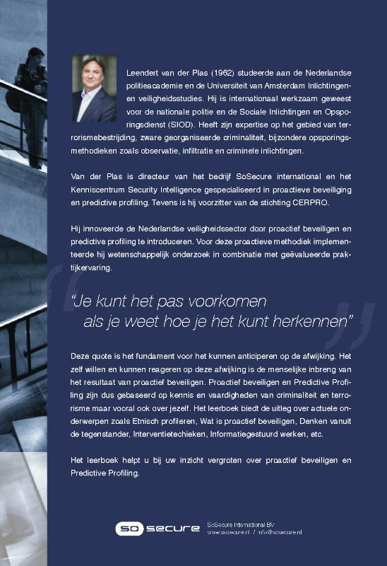 Achterkant van Proactief beveiligen & Predictive Profiling