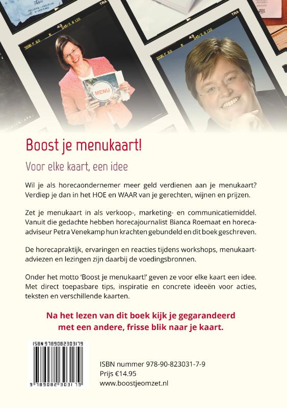 Achterkant van Boost je menukaart!