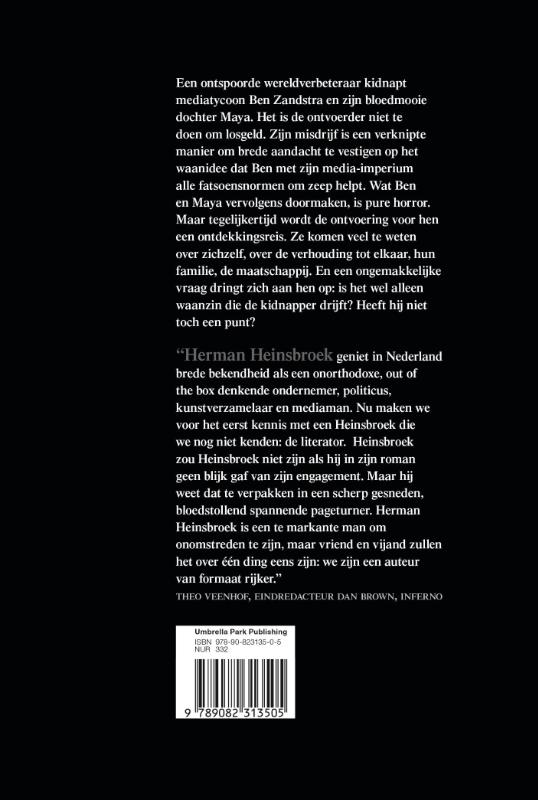 Achterkant van Riskant Spel