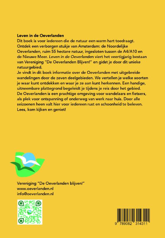 Achterkant van Leven in de Oeverlanden