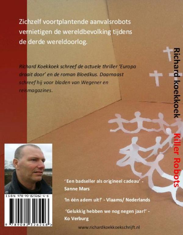Achterkant van Killer Robots