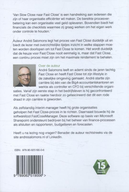 Achterkant van Van slow close naar fast close