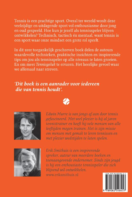 Achterkant van 10 tips voor meer Tennisgeluk