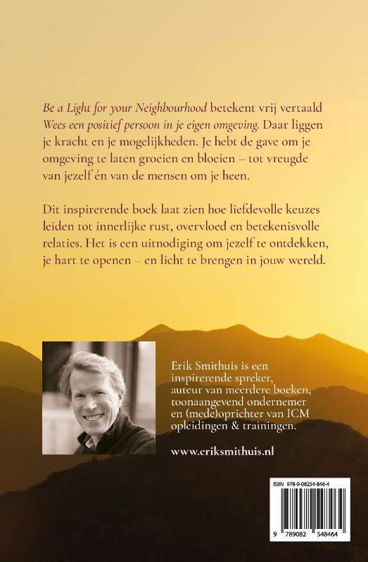 Achterkant van Be a Light for your Neighbourhood