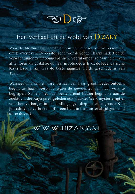 Achterkant van De Zielenlezer van Turion